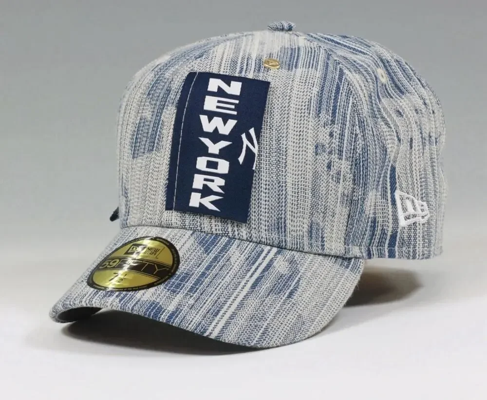 NEW YORK YANKEE ELITE SERIES DENIM TEARS X CPFM X LEVIS INSPIRED NEW ERA CAP